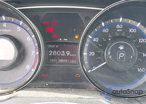 2013 Hyundai Sonata Gls z USA, uszkodzony, nr VIN 5NPEB4AC7DH583904